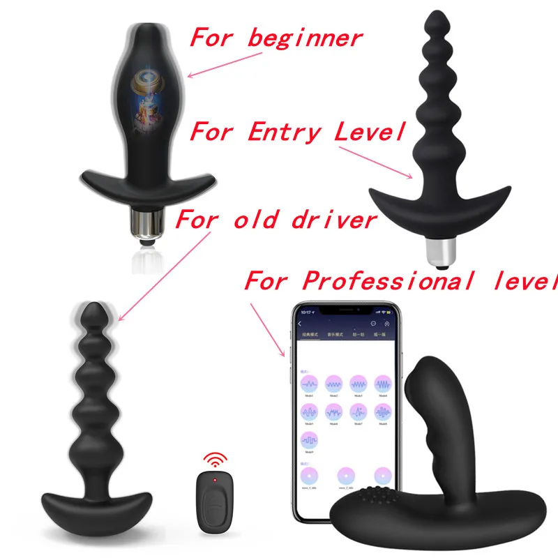 Анальные игрушки, Анальная пробка для женщин, вибрирующие анальные пробки, фаллоимитатор, Стимулятор точки G, интимные изделия для взрослых,...
