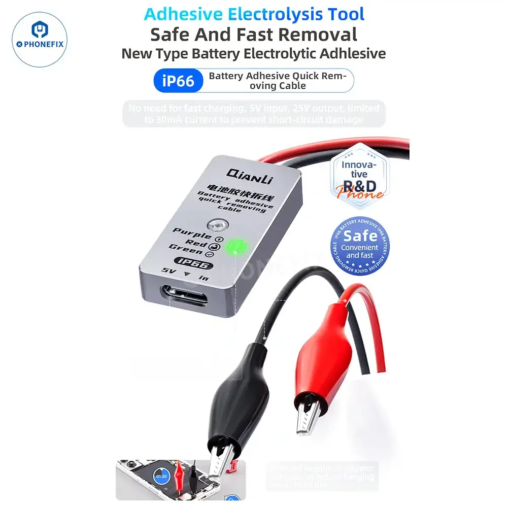 QianLi IP66 быстроразъемный кабель для аккумулятора быстрая разборка клей