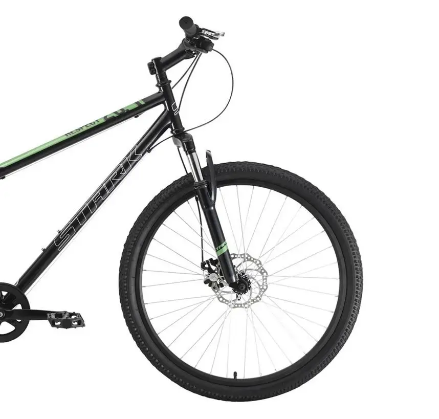 Велосипед горный с колесами 26" Stark✢ Respect 26.1 D Microshift Steel стальная рама 7