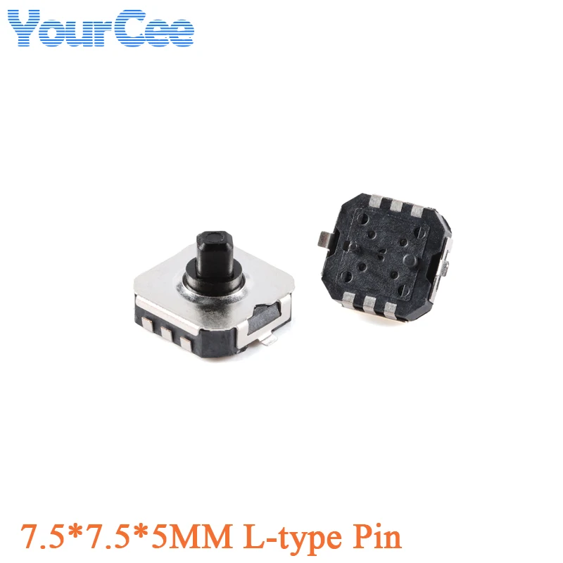

Пятипозиционные переключатели 7x7x5 SMD 6-контактные Your Cee