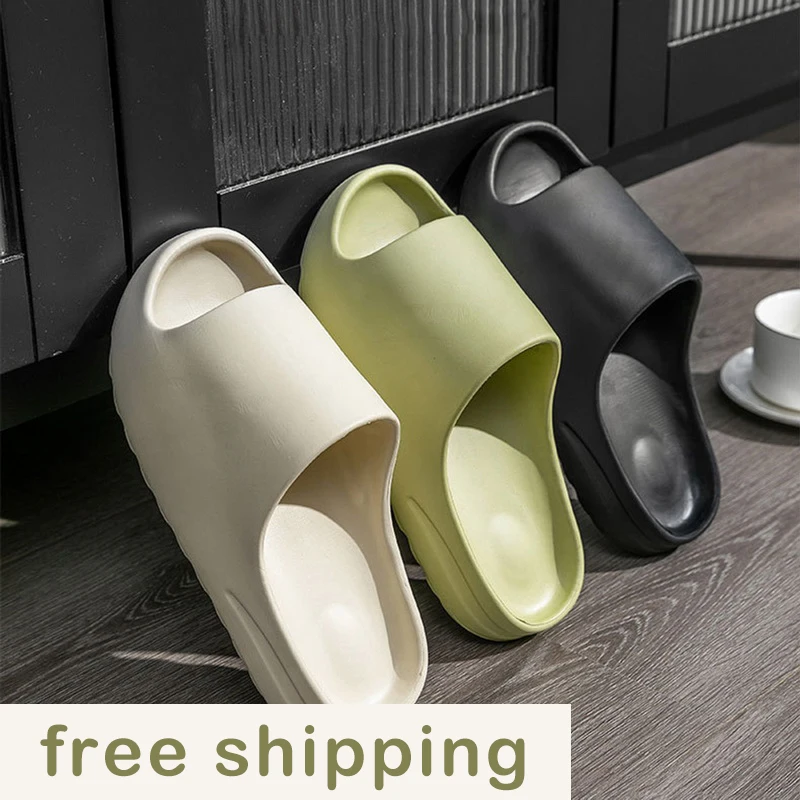 

Шлепанцы мужские из ЭВА, мягкие сандалии на толстой подошве, пляжные тапки, Роскошные, лето 2021