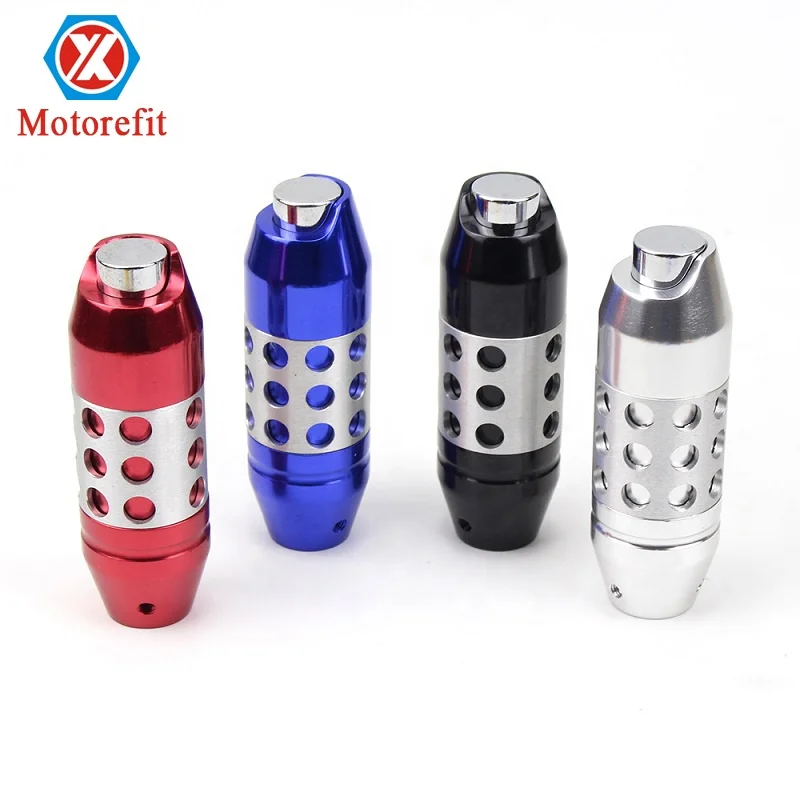 

Car Gear Shift Head Quality Practical Hot Creative Aluminum Alloy Universal Automatic Auto AT Lever Cover Button