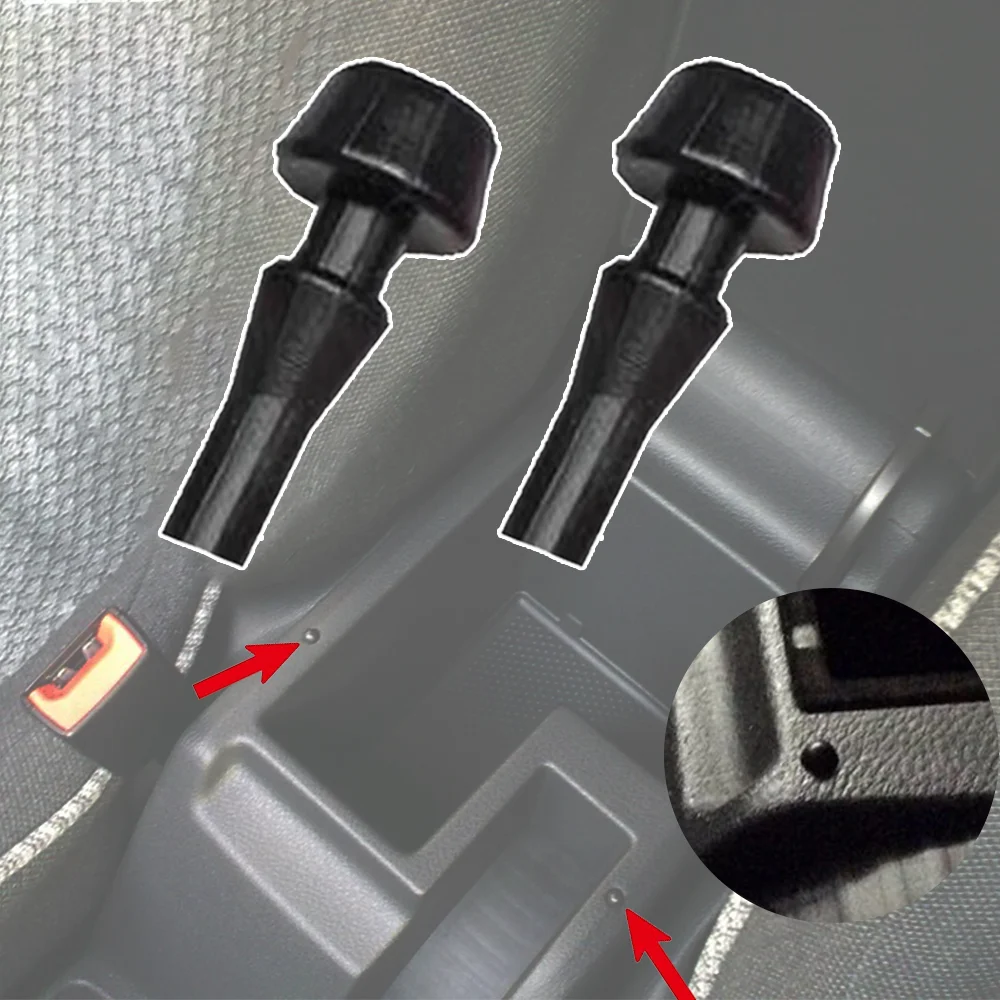 

2 шт. для Skoda Octavia A7 Mk3 2012 2013 2014 2015 2016 2017 2018 2019, резиновый подлокотник центральной консоли автомобиля, нижняя остановка, буферная подушка