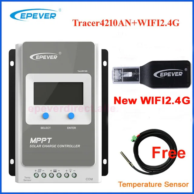 

Контроллер заряда солнечной батареи EPEVER MPPT 4210AN + Wi-Fi