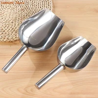 kitchen shovel candy ice cube flour colorful spoon stainless steel bonbons beans shovel food scoops buffet tools kitchen utensil