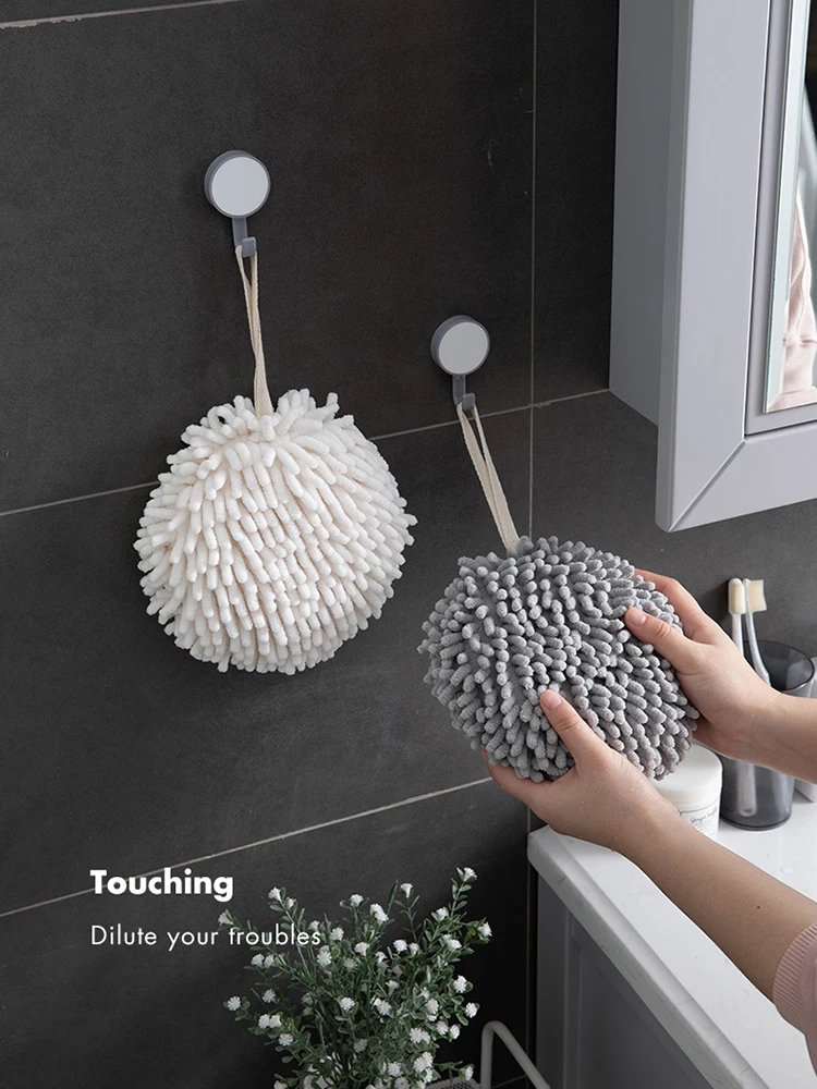 

Cute Sponge Hanging Towel Kitchen Toilet Cleaning Towel Creative Wipe Handball Lovely Water Absorb Easily Cleaning Hand Cloths