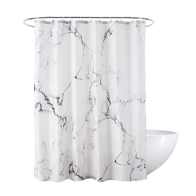 

Bathroom Shower Curtain,Fabric Shower Curtain With Hooks Decorative Bathroom Accessories