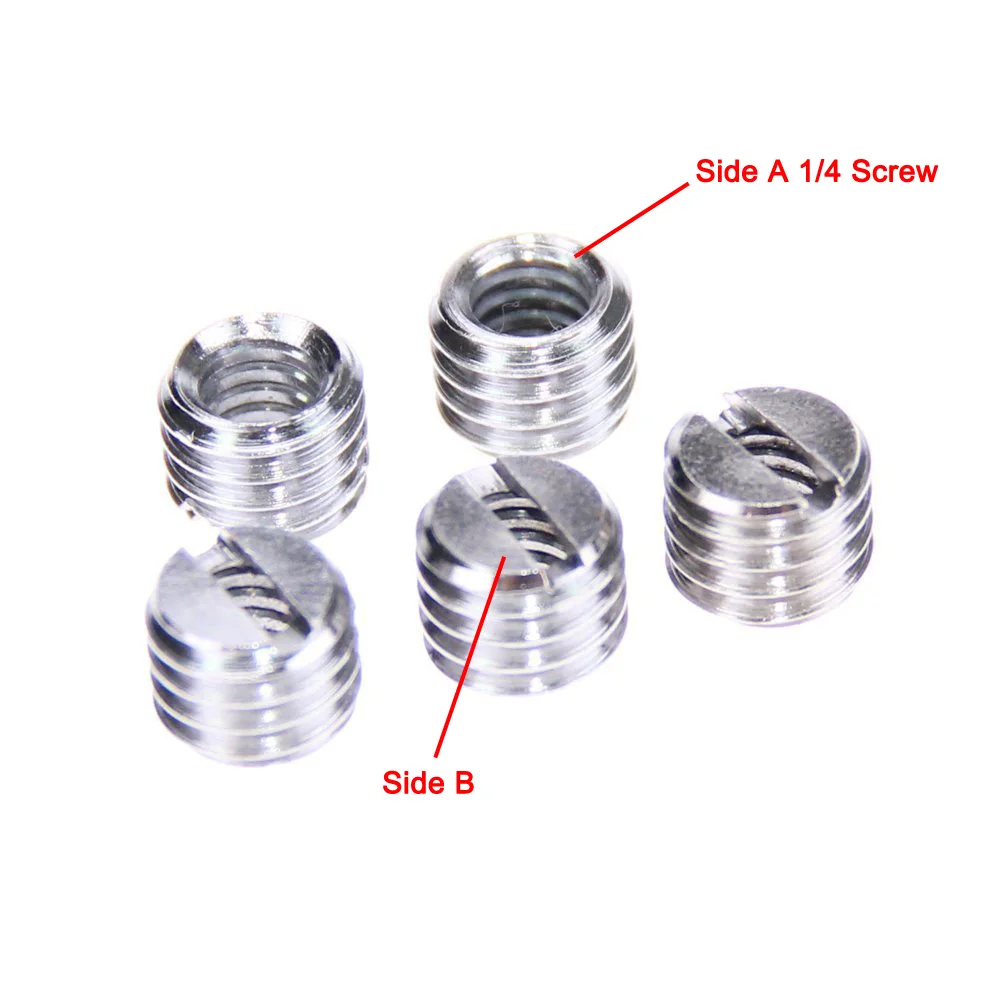 

1/4" to 3/8" Thread Camera Convert Converting Screw for Quick Releass