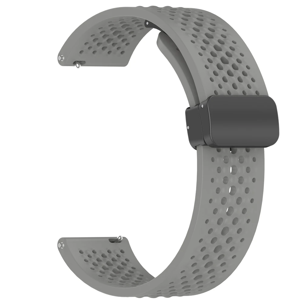 Фото 20 22 мм для Garmin Venu 4 45 мм/Venu 3 2 SQ Vivoactive 5 6 3 4 Силиконовый ремешок с магнитной петлей Forerunner 265 255 165 570 645 Ремешок №5