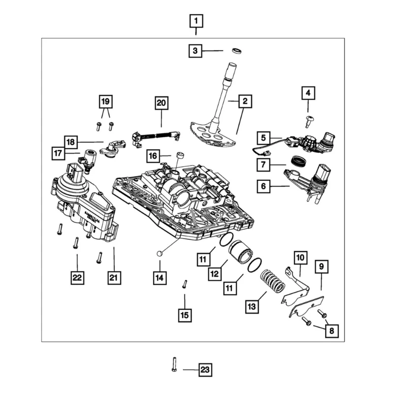 Сменный магнитный блок электромагнитных клапанов X6HF 04800171AA 42RLE Электромагнитный
