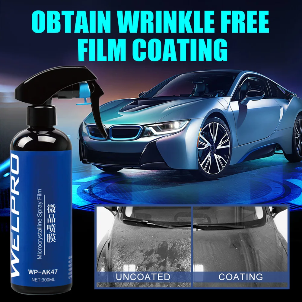 

300ML Car Coating Agent Crystal Plating Nano Glass Polishing Hydrophobic Paint Care Film Anti-Aging Non-Scratch Accessories