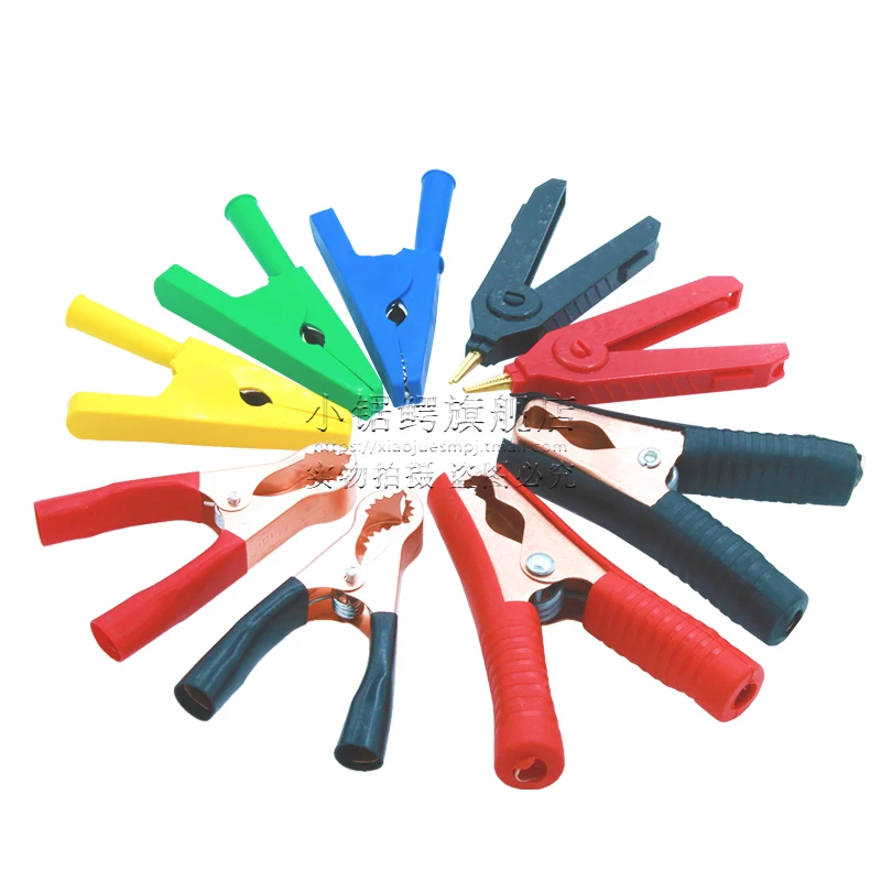 

Crocodile clip, sheath clip, large to medium universal clip, small wire power clip, pure copper grounding test clip