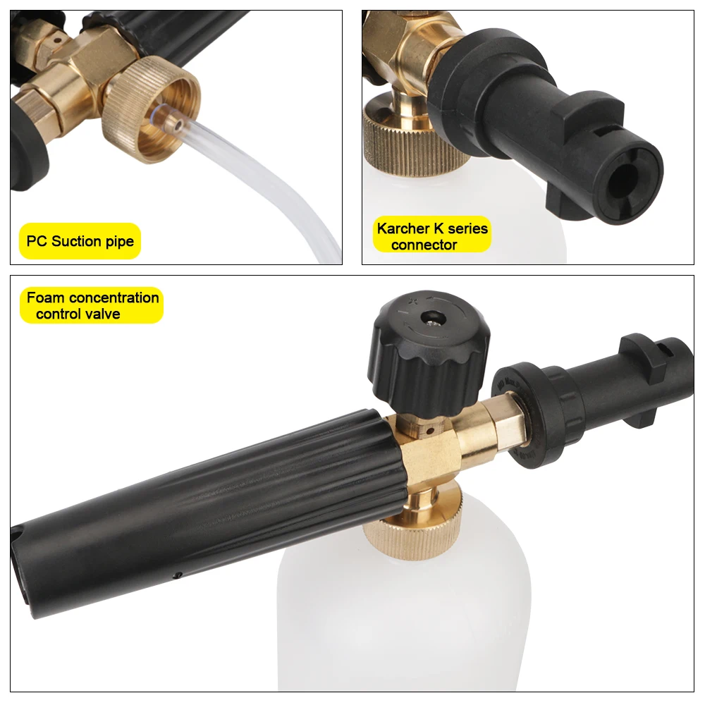 Регулируемая Насадка-распылитель Для Мойки Высокого Давления Совместимая С Karcher