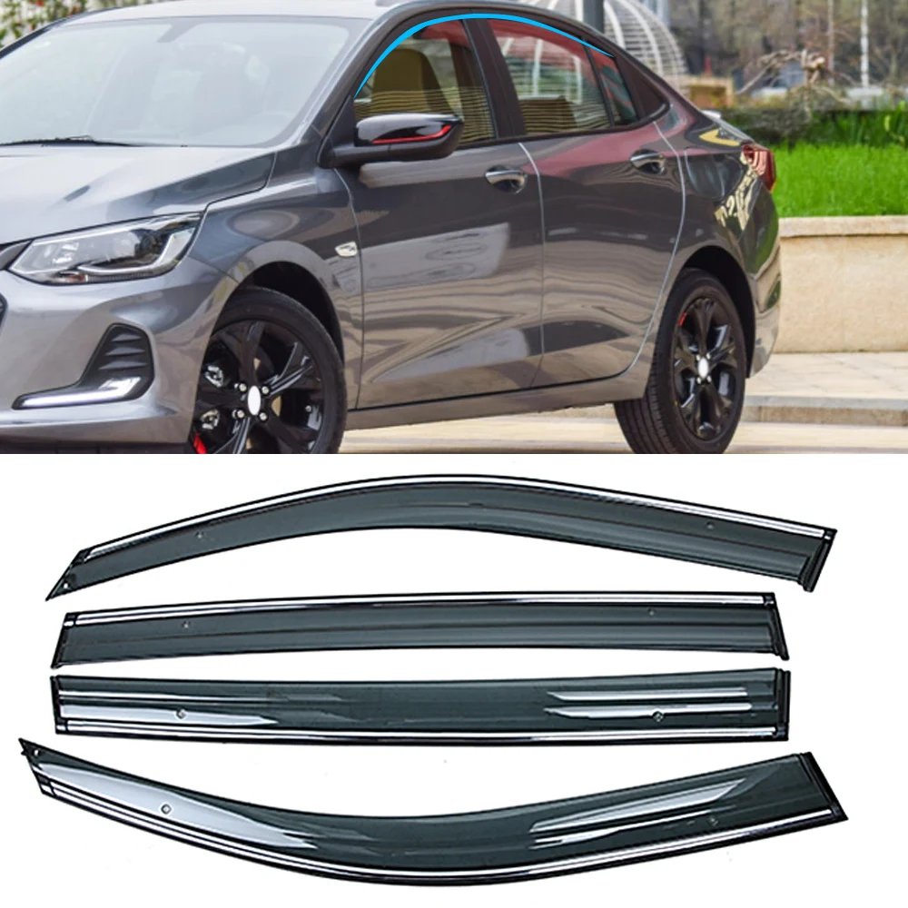 

Для Chevrolet Onix 2nd 2019-2021, автомобильный солнцезащитный козырек от дождя и солнца, защитный чехол, накладка, рамка, стикер, аксессуары