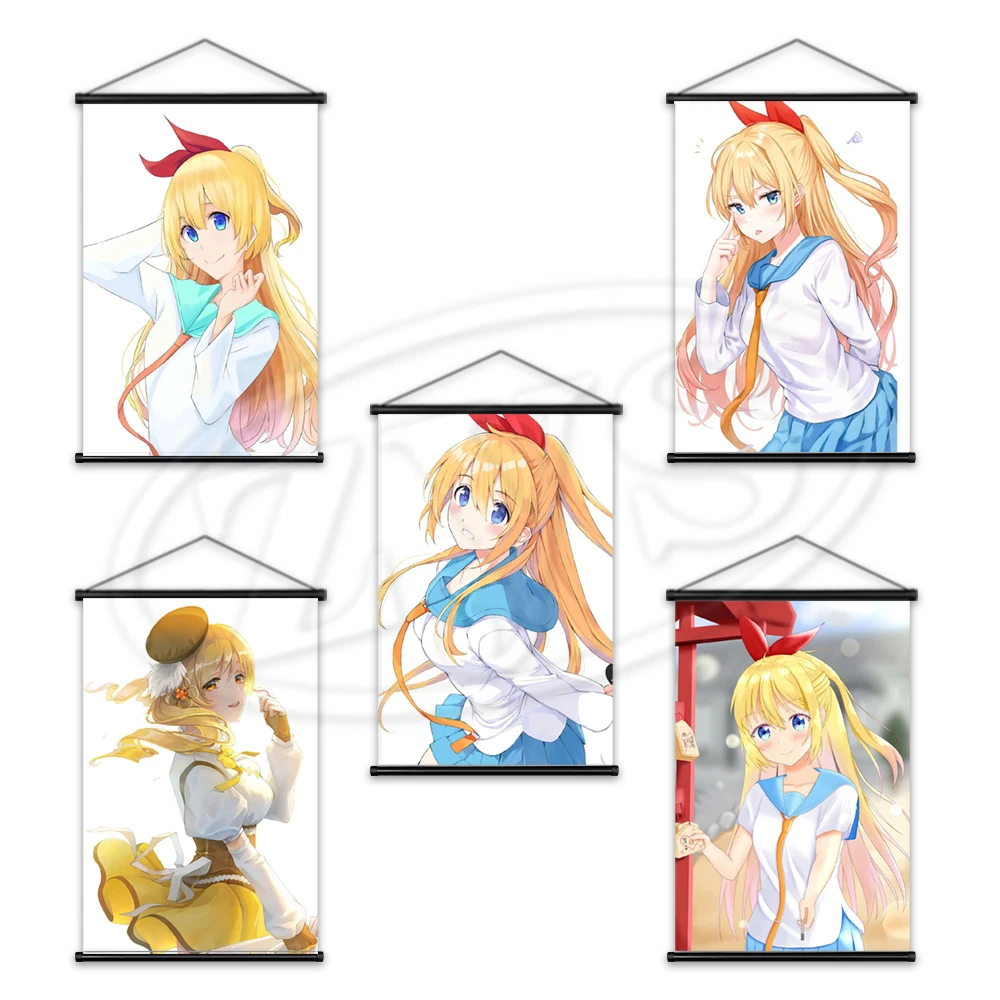 

Постеры HD Pint Chitoge Kirisaki, холст, аниме, настенное изображение, Классическая картина, подвесные свитки, Модульная картина, украшение для дома