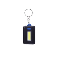 mini portable cob led flashlight keychain torch emergency camping flash light mode lamp 3 modes pocket lantern outdoor tools