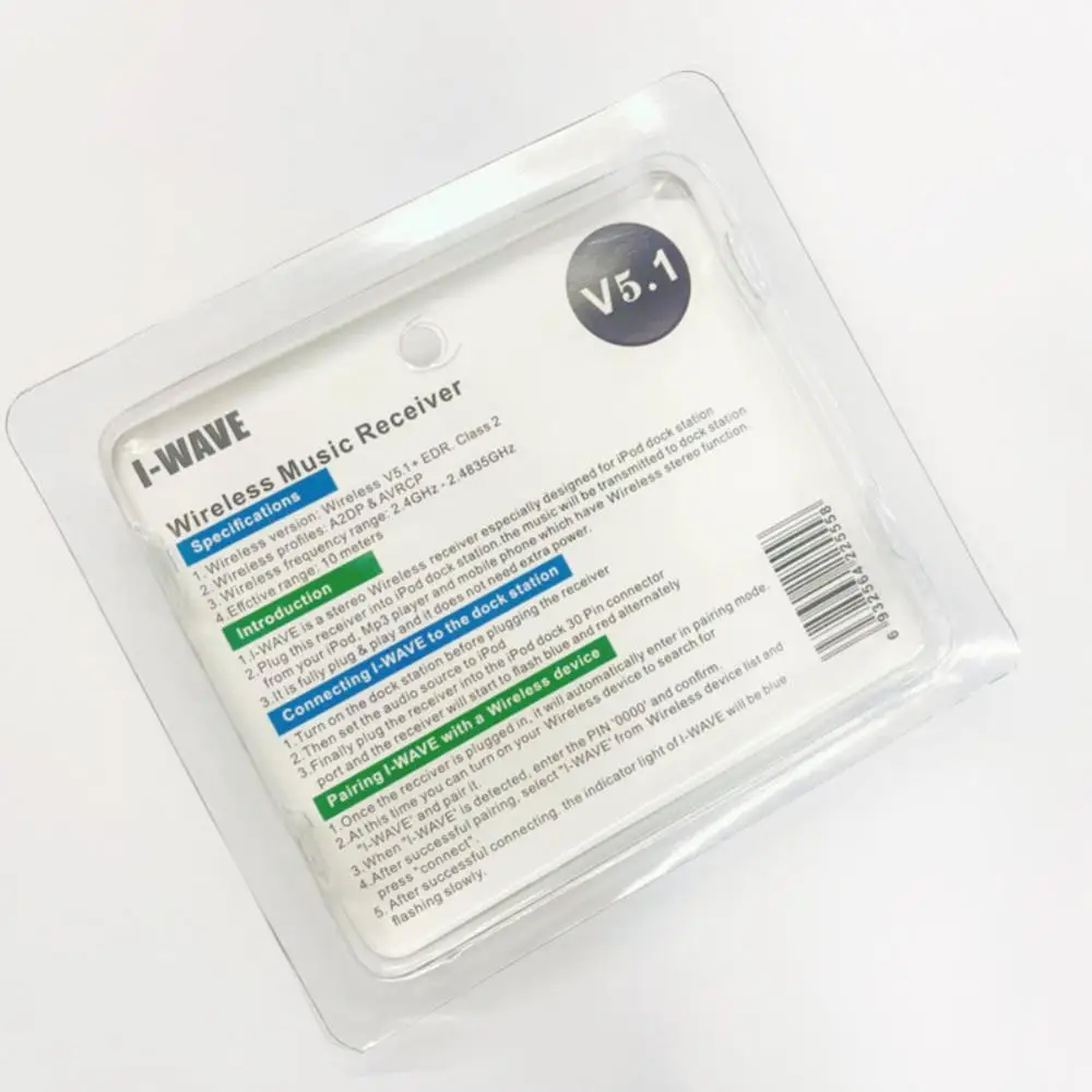 Bluetooth 5 1 передатчик аудиоприемник 30-контактный беспроводной адаптер для IPhone IPod