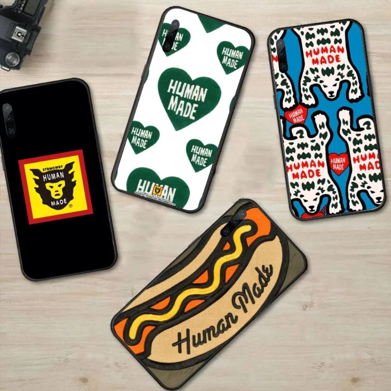 

Модный чехол человеческого изготовления для телефона Huawei P50 P40 P30 Pro Lite P Smart 2021 2019 Magic 3, черный мягкий чехол для телефона