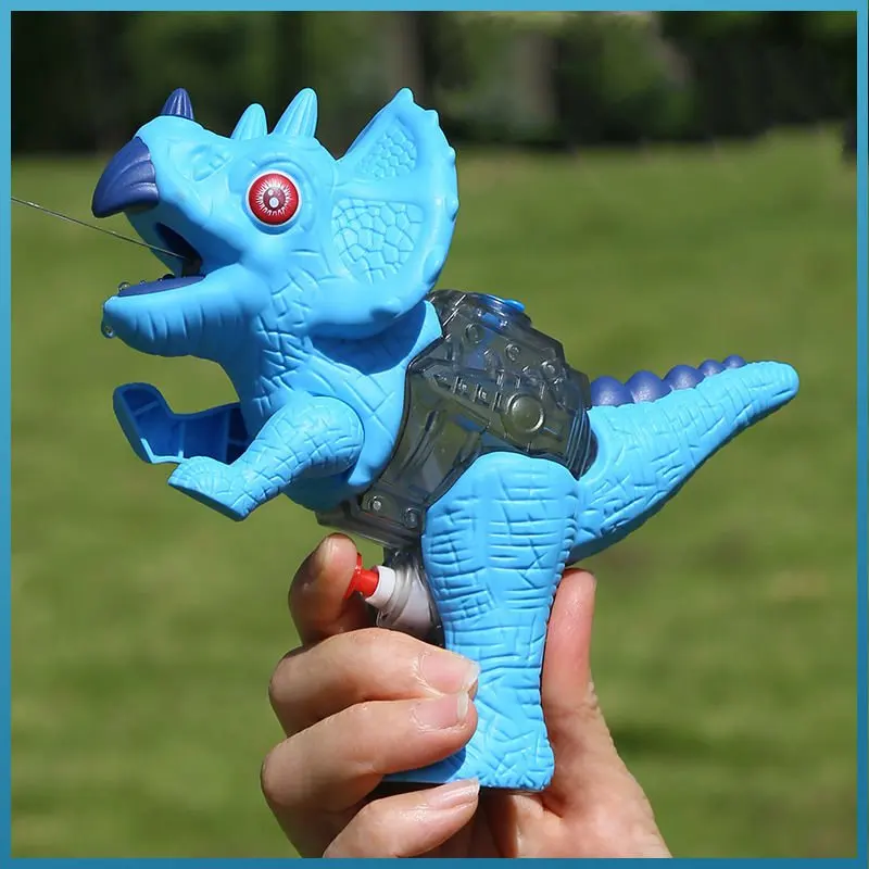 

Simulated Dinosaur Water Gun for Kids Children Pressed Creative Cartoon Animals Birthday Gifts Cute Outdoor Summer Beach Toys