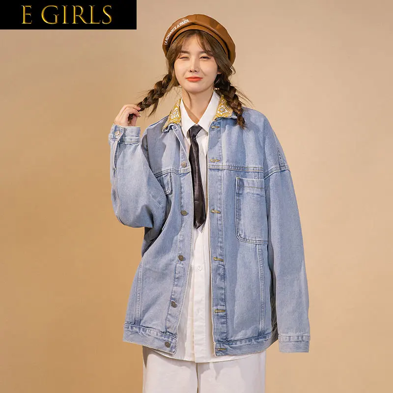 

E GIRLS Jackets Women Leisure Casual Office Lady Young All-match Spring Street Wear Harajuku Cosy Lovely New Arrival Elegant