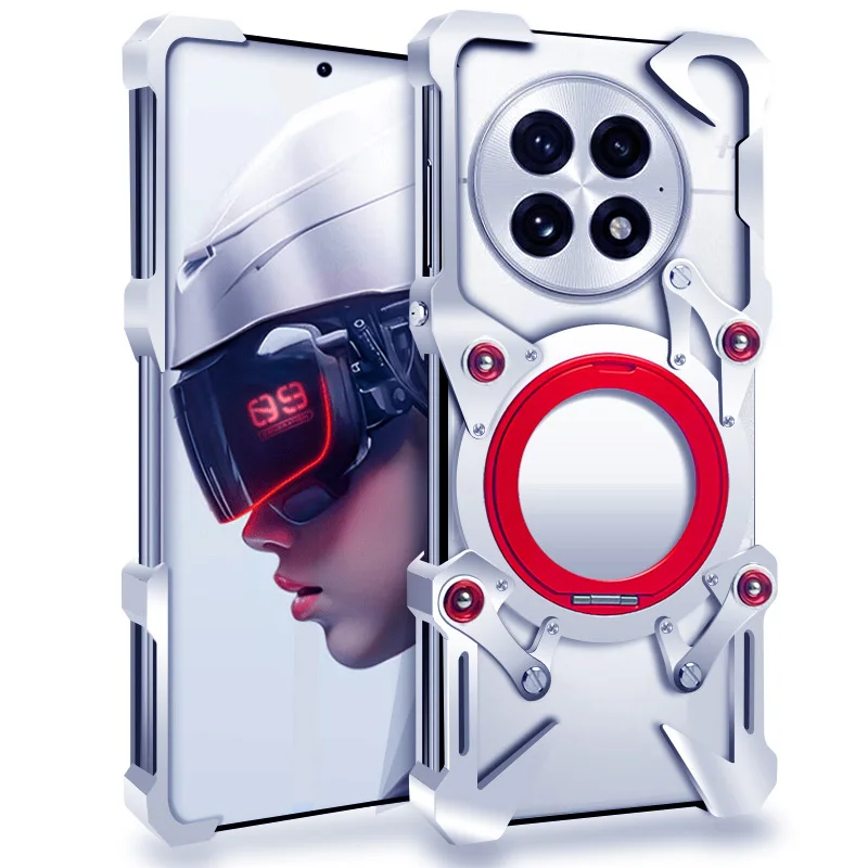 Магнитный алюминиевый металлический безрамный бампер с вращением на 360 градусов