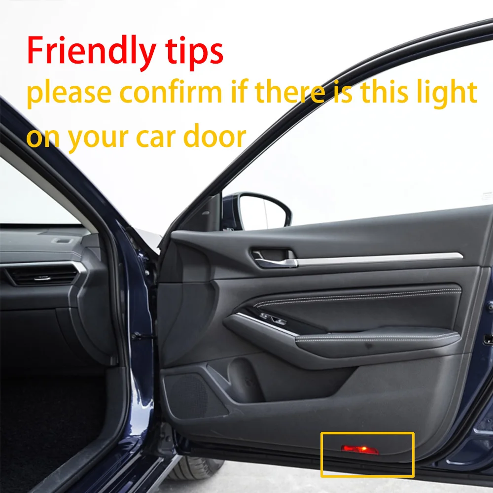 2 шт. светодиодные сигнальные лампы с логотипом двери автомобиля проектор для Nissan