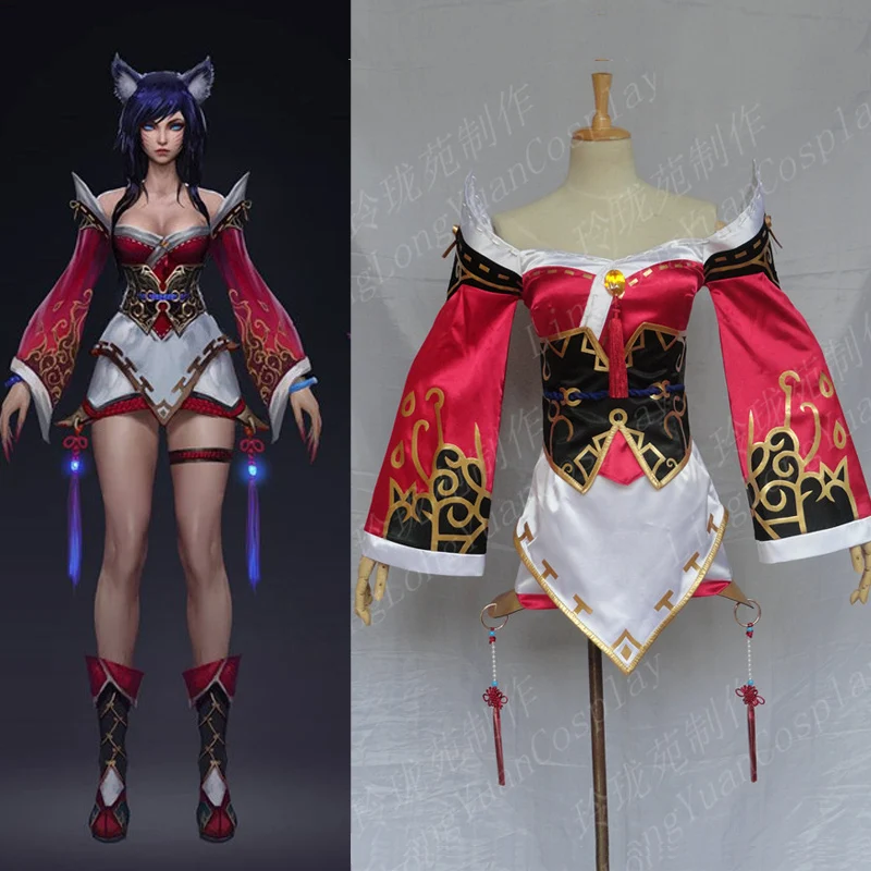 

Костюм для косплея ахри из игры «LOL Gumiho»