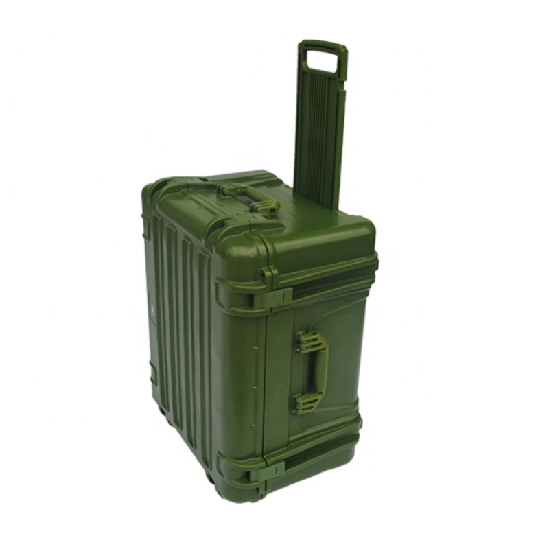 

Plastic welding fishing rod tool box with wheels