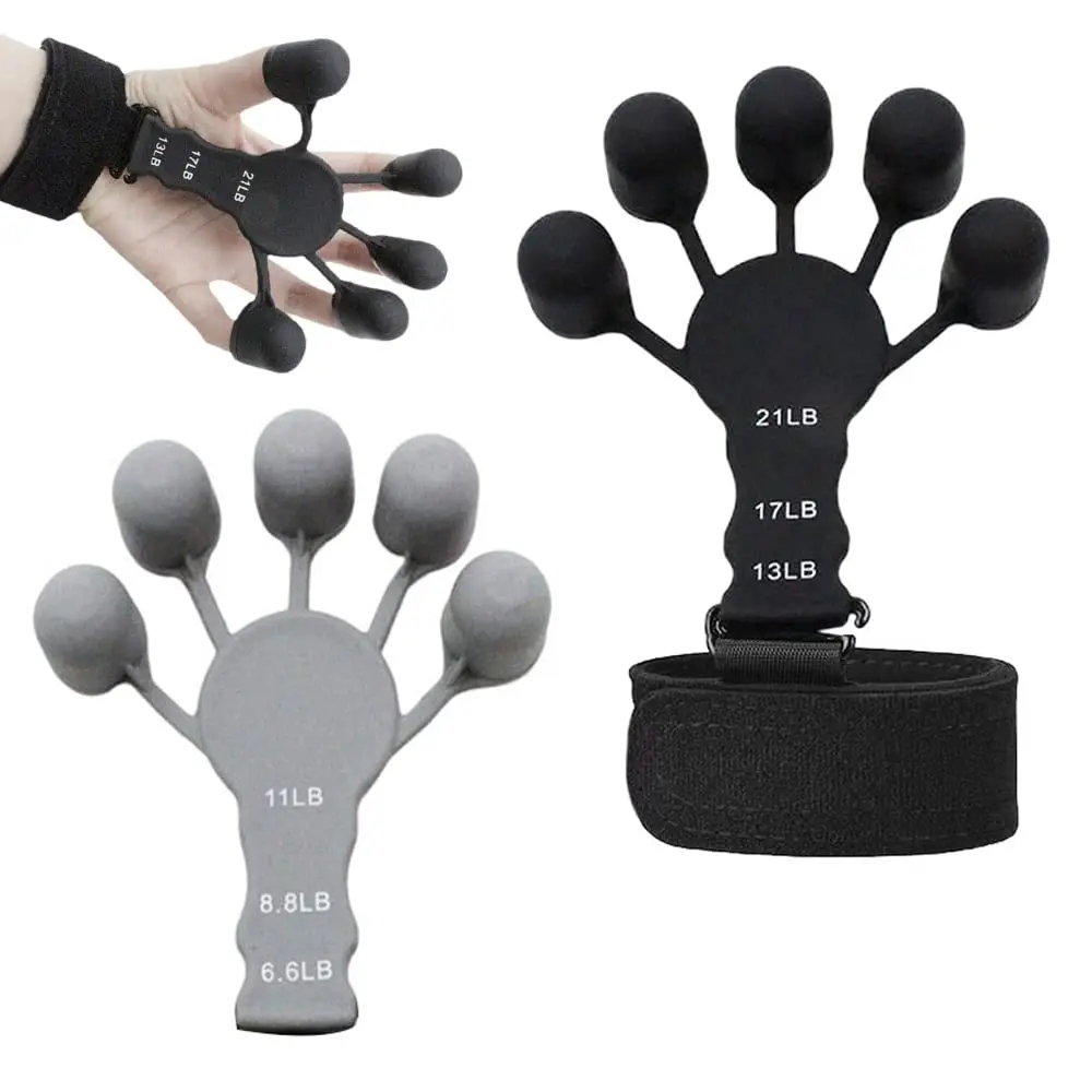 

1 шт. усилитель для пальцев, регулируемый тренажер для пальцев, эластичная лента для пальцев, тренировка на расширение сгибания для силовой тренировки