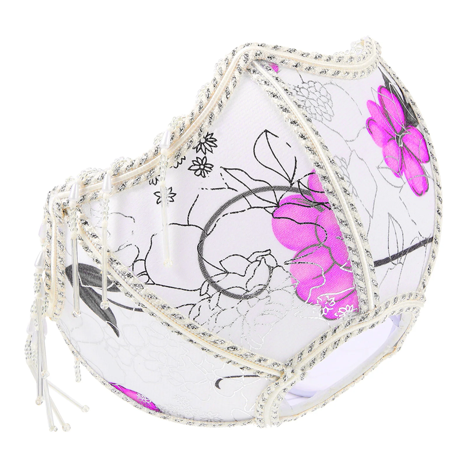 

European Tassel Lampshade Fabric Lampshade E27 Base Cloth Lamp Shade for Table Floor Lamp