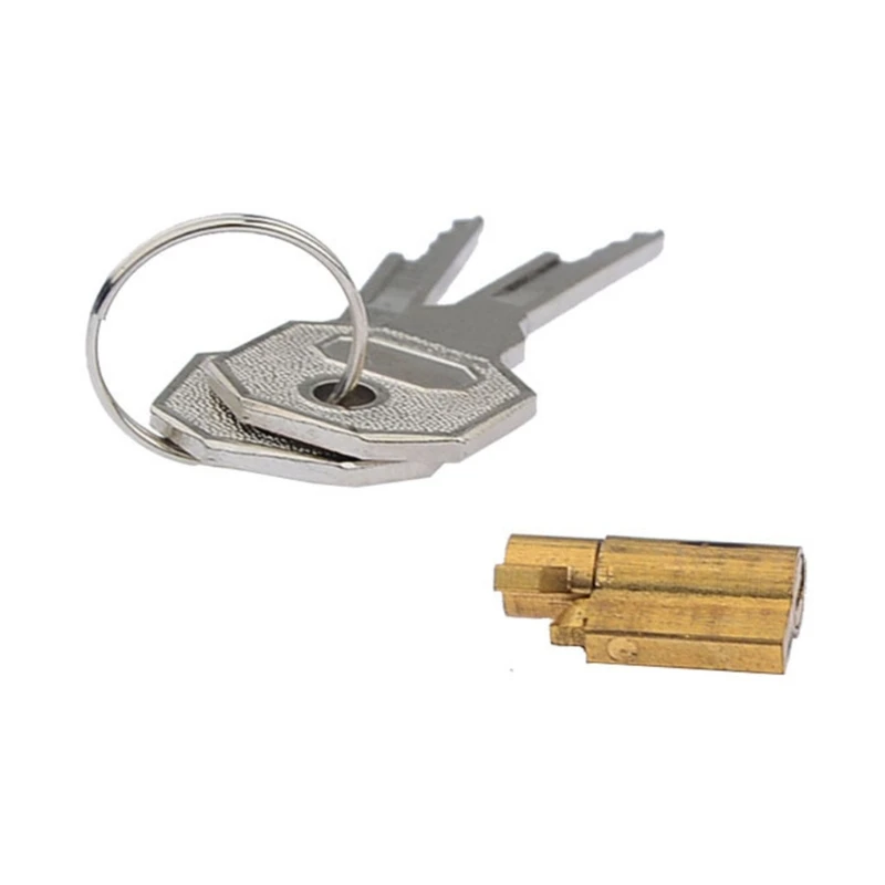 Врезной замок из нержавеющей стали 4 шт. для спален и отдельных комнат с ключом 37JD