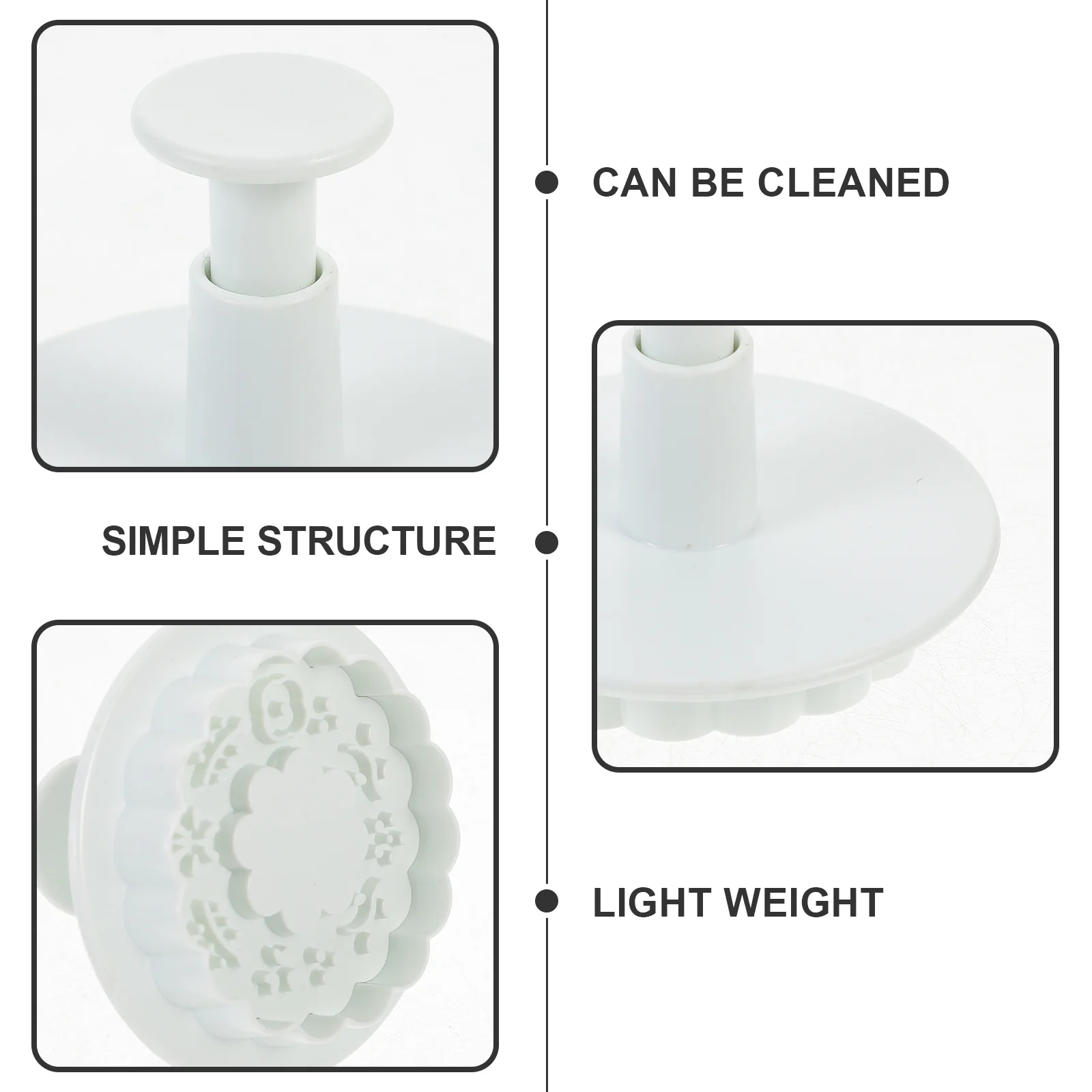 4 шт. клейкие формы в форме цветка трафареты для выпечки печенья изготовление