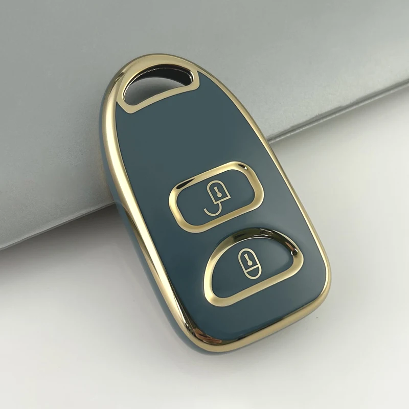 Для Hyundai Kia Tucson Sonata Santa FE Carens 2007 2008 2009 2010 2011 Чехол для дистанционного ключа автомобиля Крышка брелока 2 + 1 2 3 4 кнопки