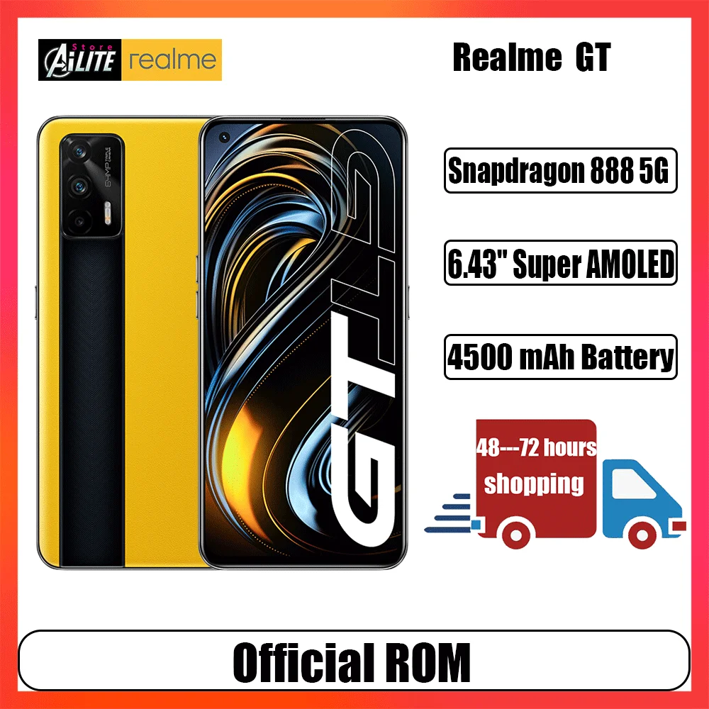 

Смартфон Realme GT 5G, Qualcomm Snapdragon 888, 5G Гц, 120 дюйма, FHD + AMOLED65W, супер Дротика, камера 64 мп, обновление, 6,43