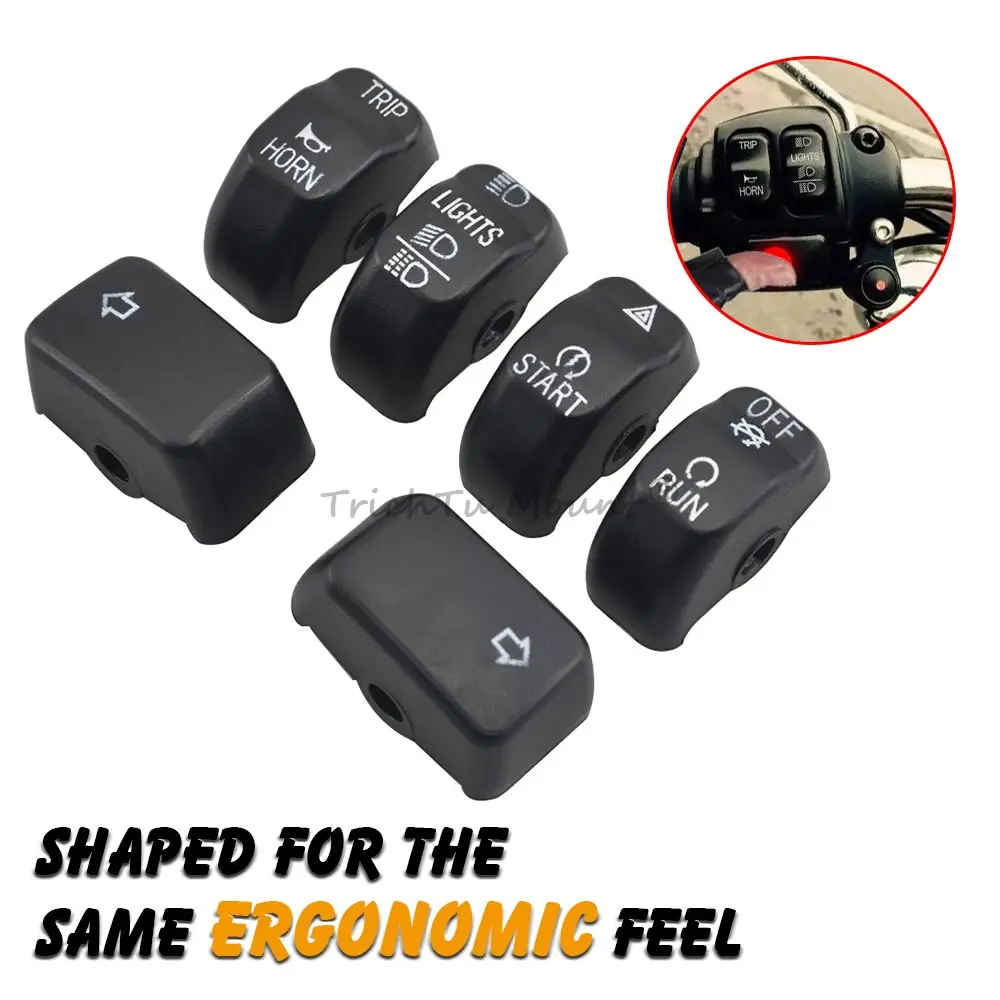 Комплект корпуса переключателя управления рулем мотоцикла колпачки