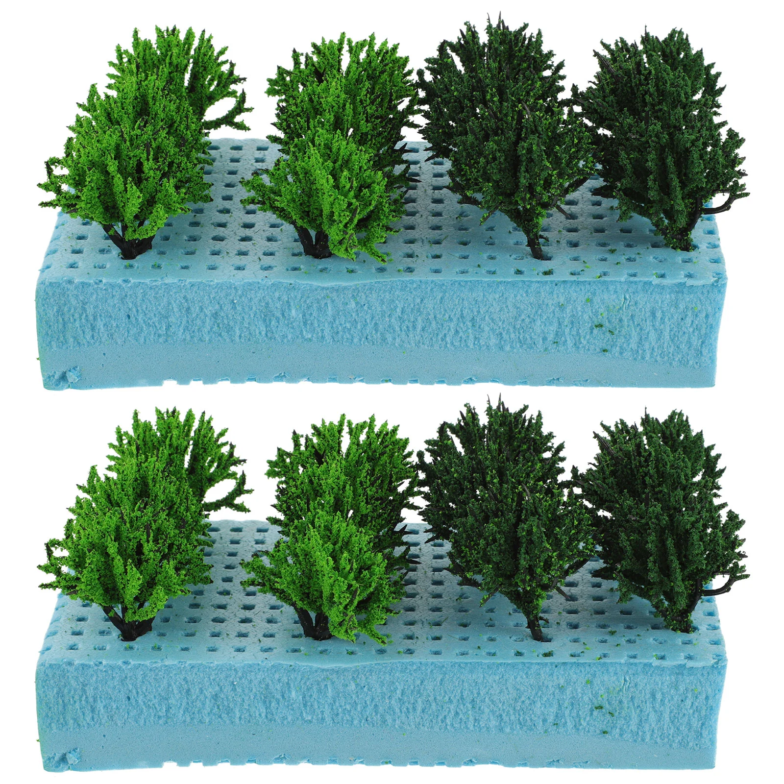

2 Boxes Miniature Dollhouse Accessories Bush Grove Model Bushes Models Artificial Tree Sand Table