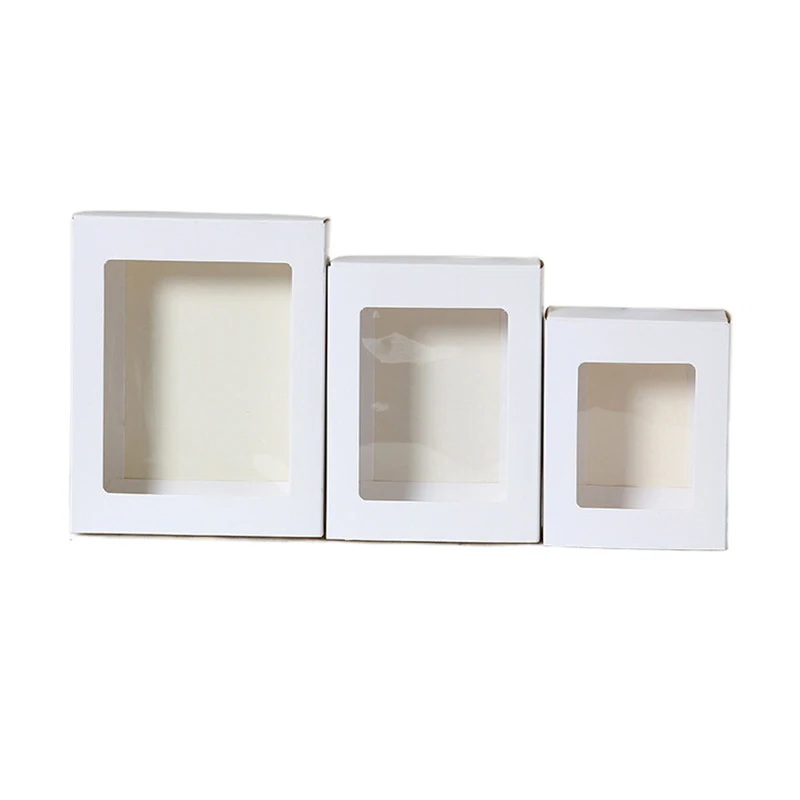 5 шт. коробка из крафт-бумаги для упаковки подарков |