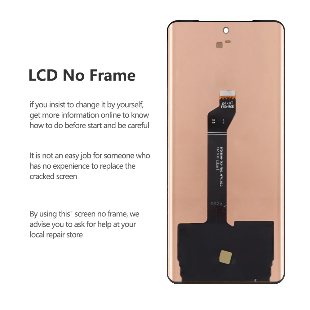 6 78-дюймовый OEM OLED FHD + для Honor 60 Pro ЖК-экран сенсорная панель дигитайзер Honor60 замена