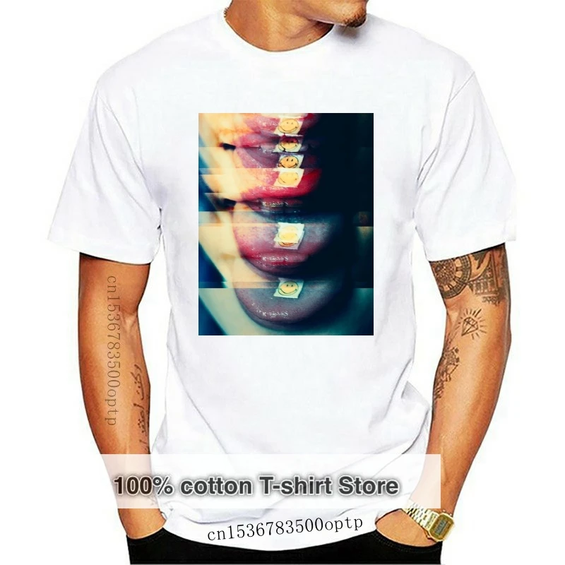 

New Fashion T-Shirt Men Clothing Blurry LSD Drug Vision Lover High Weed Men (woman Available) T Shirt White Men Summer Style