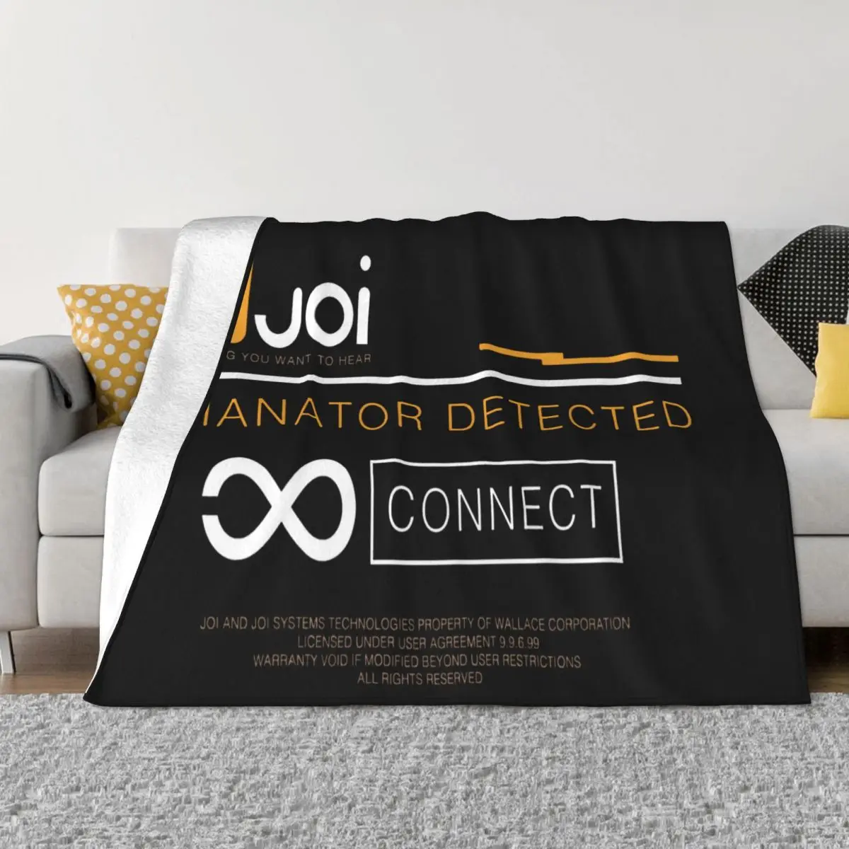 Camiseta Blade Runner с принтом 2049 Joi Emanator мужское женское одеяло