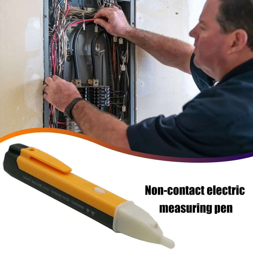 

Voltage Detector Sensor Tester Pen Electricity Test Pencil LED Working Light Tester Pen for Alternating Current 90V-1000V