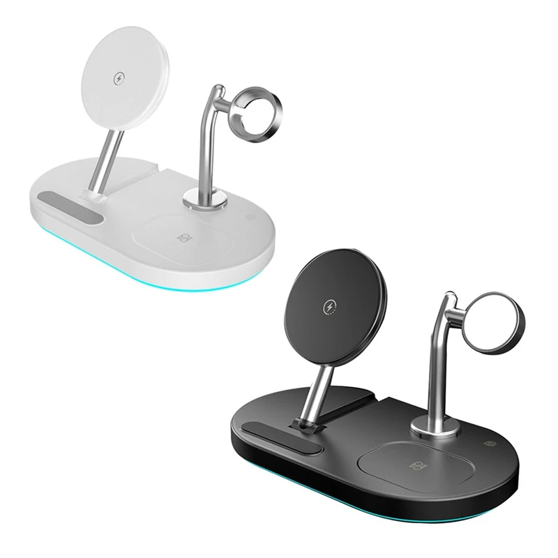 

Four-In-One Magnetic Wireless Charger All-In-One Stand Base Fast Charging With Watch Wireless Charging Cable