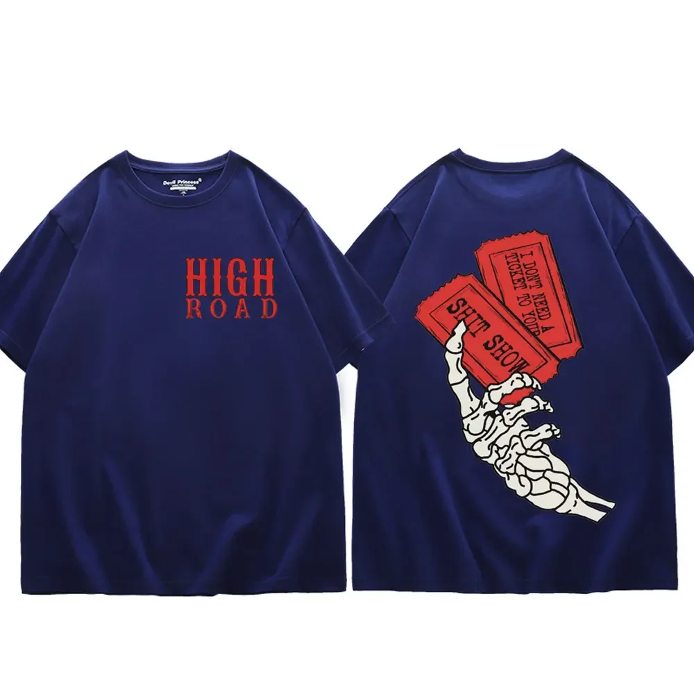 Футболка Летняя хлопковая унисекс с коротким рукавом и графическим принтом