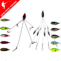 steel umbrella fishing lures rig 35 arms rig head of alabama ace fishing group loking snap swivel fishing gear