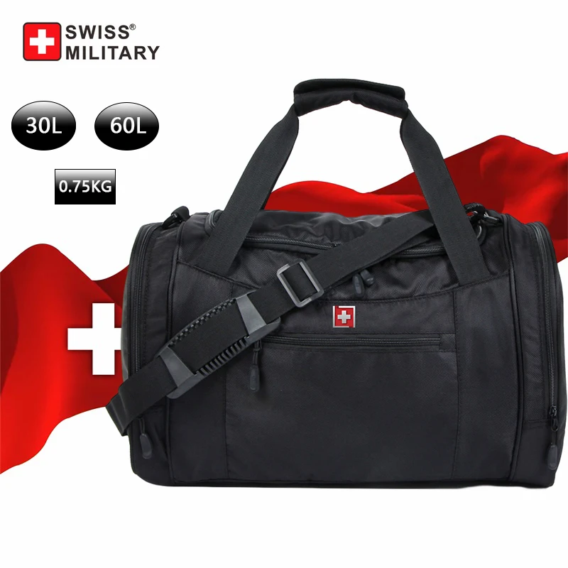 

SWISS MILITARY Fashion WaterProof Travel Bag Large Capacity Bag Man Oxford Folding Unisex Luggage Travel Handbags Fitness Bags