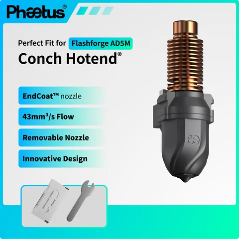 Phaetus AD5M 5M Pro Conch Форсунка для 3D-принтера Flashforge