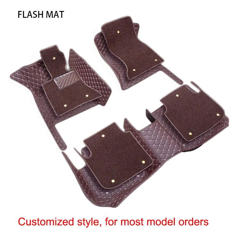 

Luxurious Double-layer Style Custom Car Floor Mat for BMW F36 Gran Coupe 4 Series 2014-2019 Year Interior Details