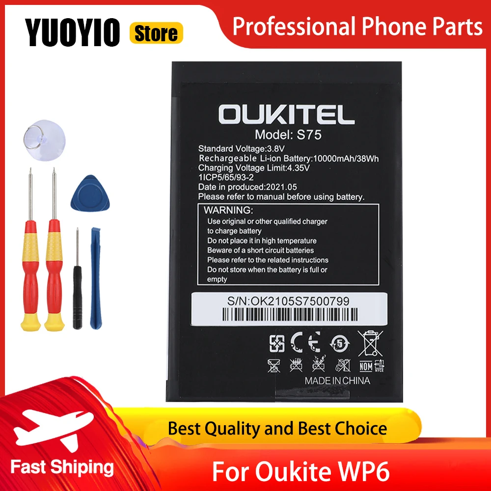 Для смартфона Oukitel K9 WP2 WP5 WP6 WP7 WP8 WP10 100% оригинальный аккумулятор большой емкости |