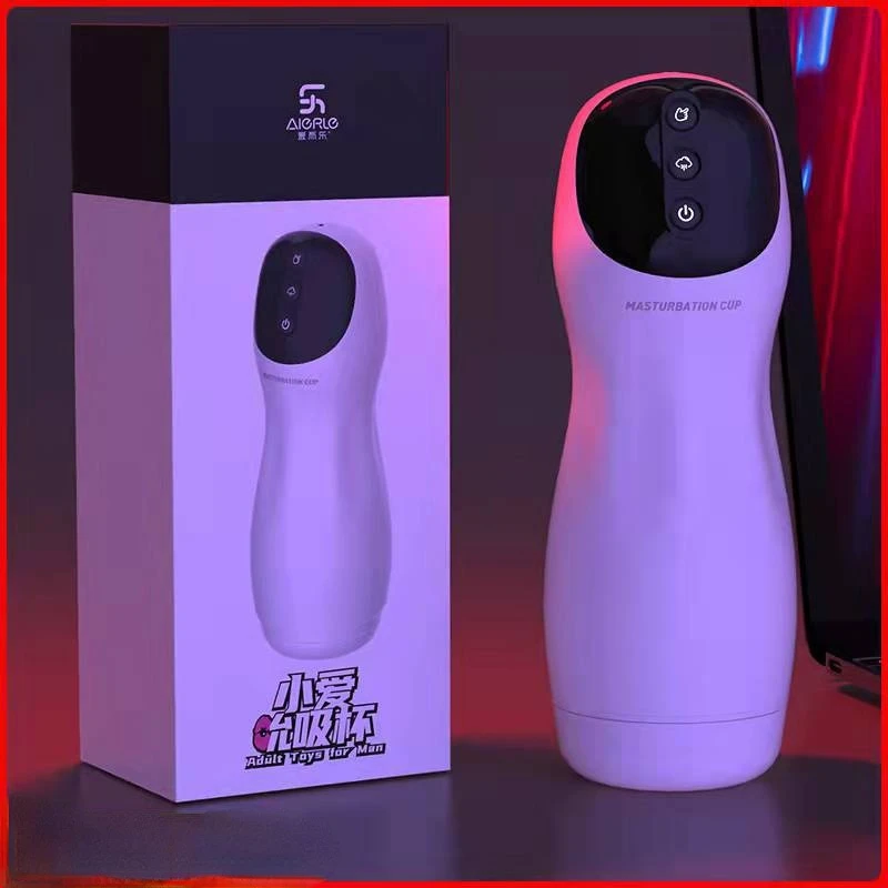 Sucking Aircraft Cups Automatic Heating And Vibrating Masturbation Device For Men Human Voice Sex Products Soft Channel Sexshop