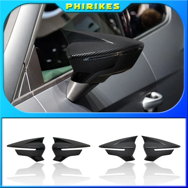 

ABS RearView Mirror Shell Cover Side Mirror Cap For SEAT Leon MK3 5F ST FR Cupra Ibiza Mk5 Arona KJ7 2017-2020 Car Accessories